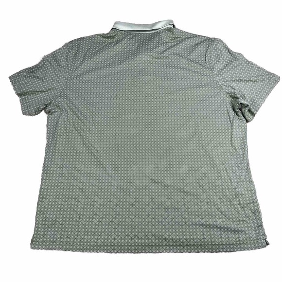 Lot Of 2 UNTUCKit Polo Shirt Men’s XXL 2XL Green Blue Stripes Golf Performance - Picture 3 of 14